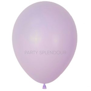 Matte Pastel Lilac Latex Balloons