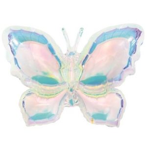 Iridescent Butterfly Foil Balloon