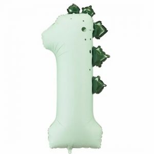 Dinosaur Number 1 Foil Balloon