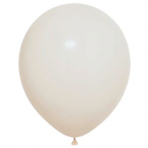 Retro White Latex Balloons