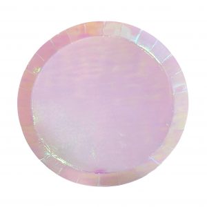 Iridescent Paper Plates Small