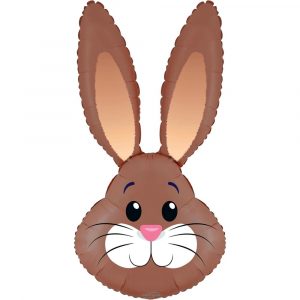 Chocolate Cute Rabbit Shape Foil Balloon