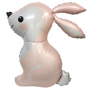 Pink Bunny Shape Foil Balloon