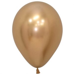 Reflex Gold Latex Balloons