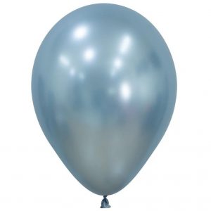 Silk Arctic Blue Latex Balloons