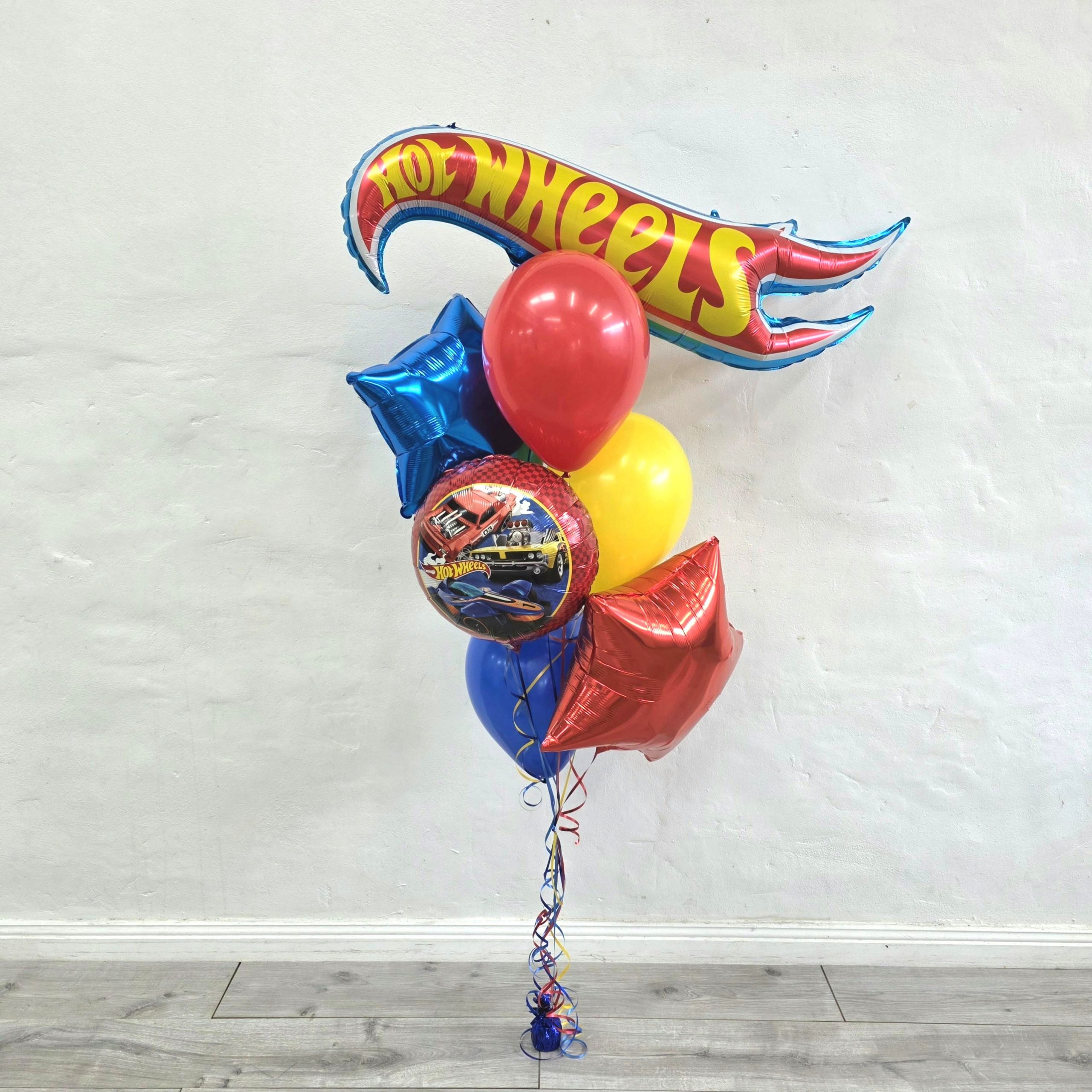 Hot Wheels Banner Bouquet