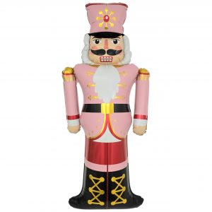 Pink Nutcracker Shape Foil Balloon