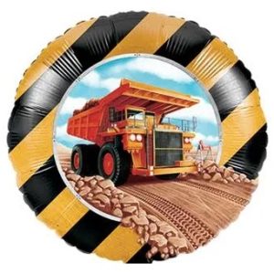 Big Dig Construction Foil Balloon