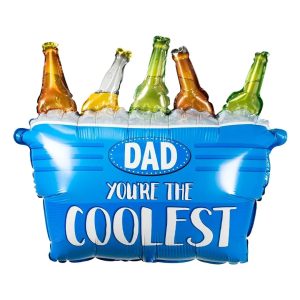 Fathers Day Coolest Dad Shape Foil Balloon