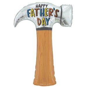 Fathers Day Hammer Shape Foil Balloon